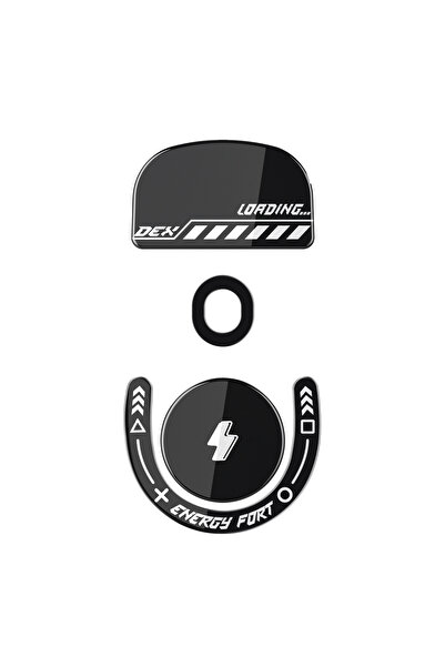 Choice Black Mouse Skates Feet Curved Edges Glass Mouse Feet for Logitech G P...