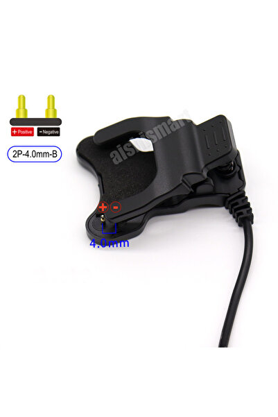 Choice1 2P-4.0mm-B Clip Charger 2pin 3pin 3mm 4mm 7mm for Smart Watch Bracele...