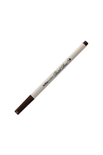 artline Supreme İnce Fırça Uçlu Markör Kalem Koyu Kahve Lv-A-Epfs-F D.Brown L...
