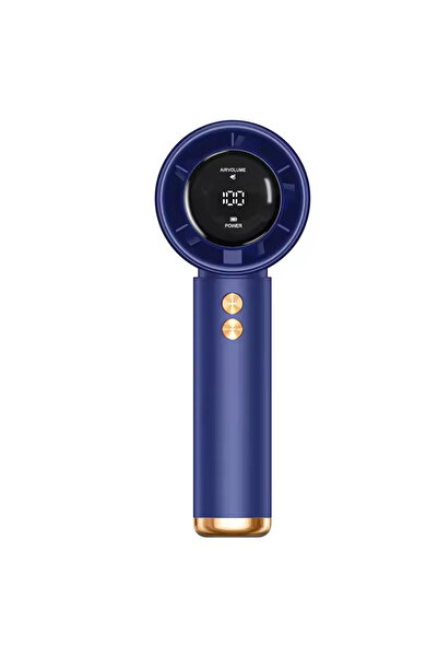 Choice Blue Handheld Fan Portable Turbo Fan Air Cooler 100-Speed Adjustment H...
