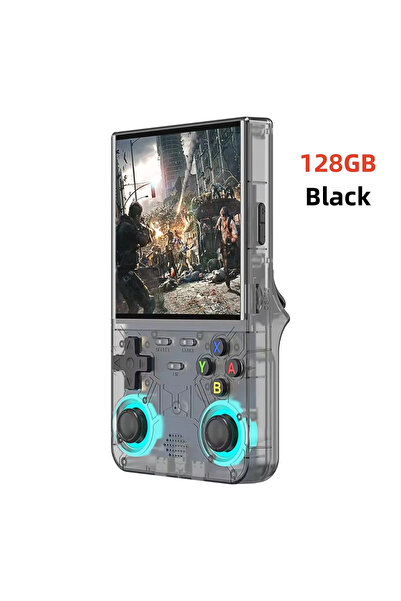 Choice3 R36U 128GB Black R36 Ultra Handheld Retro Video Game Console IPS Scre...