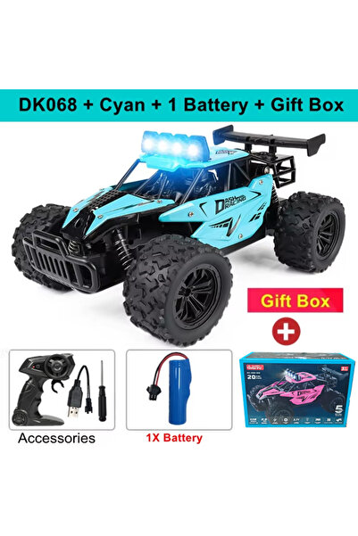 Choice DK068 Cyan 1B Box Remote Control Car RC Drift Racing 1:16 Vehicle Off ...