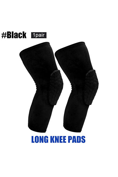 Choice S Black-2Pcs Honeycomb Knee Pads Basketball Sport Kneepad Volleyball K...