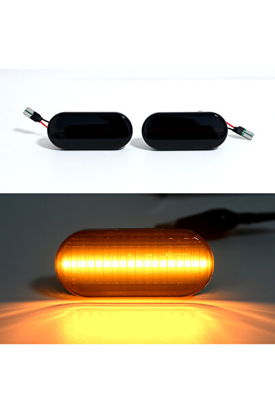 Choice إشارة انعطاف جانبية ديناميكية LED مدخنة لسيارات سيات إيبيزا 6L وكوردوب...