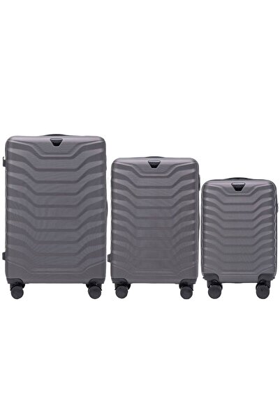 wings Set valize Peafowl 3 piese, mărimi S/M/L, 20"/24"/28", ABS, închidere T...