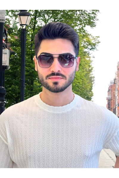 BLACK 8527 C2 55 Black Sunglasses