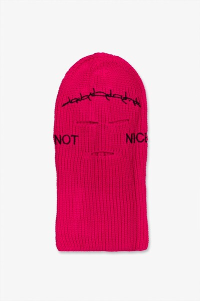 UKHWD SUPPLY Not Nice Winter Fuchsia Snow Mask