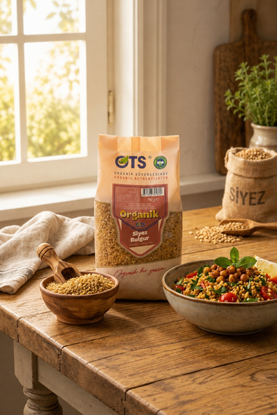 OTS Organik Siyez Bulguru 750 gr (Organik Sertifikalı, Pestisit Analizli)