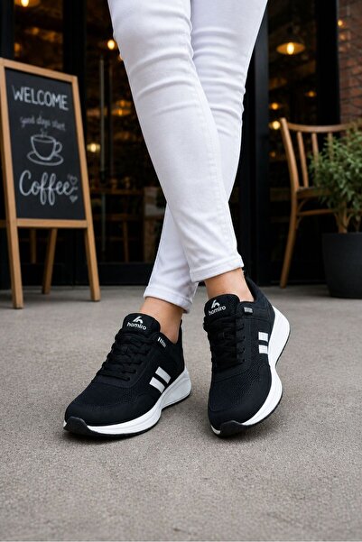 homiro Αθλητικά παπούτσια Unisex Poly Sole-Schwarz-White