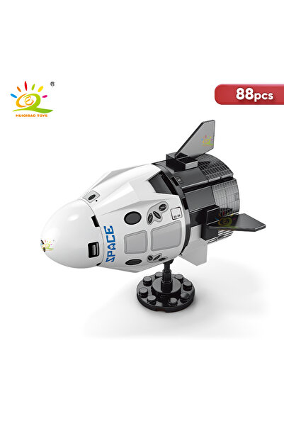 Choice6 NO.97 NO box HUIQIBAO Mini Aviation Manned Rocket Model Building Bloc...