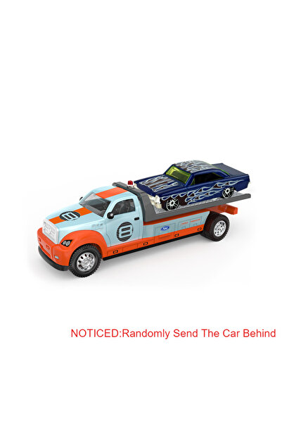 Choice9 نموذج سيارة لعبة معدنية مصبوبة متحركة بالسحب للخلف، مقياس 1:64، مقطور...