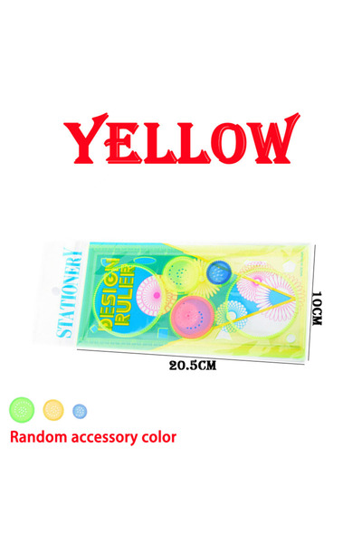 choice2 Yellow Geometry Spirograph Drawing Stencils Set Painting Template Art...