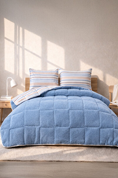 Elart West Comfort Uyku Seti Çift Kişilik (195x215 cm) Mavi