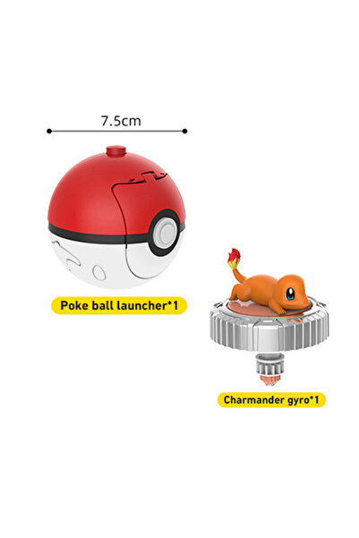Choice Charmander Pokemon Figure Battle Spinning Top Pikachu Pokeball Charman...