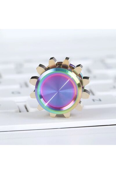 AHHLCLT Colorful Mini Metal Gear Gyroscope Toy Fidget Spinner Antistress Port...