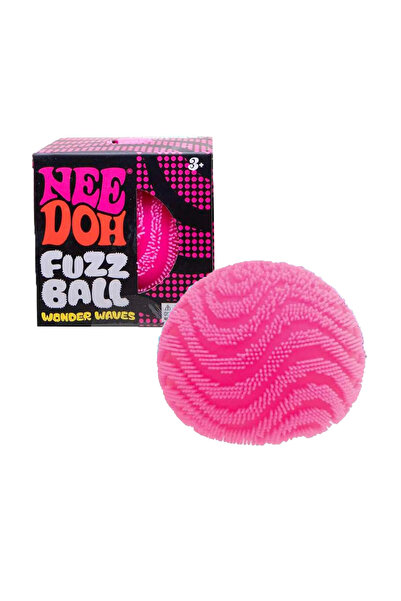 choice2 Red Nee Doh Fuzz Ball Wonder Waves Sensory Squeeze Toy Textured Stres...