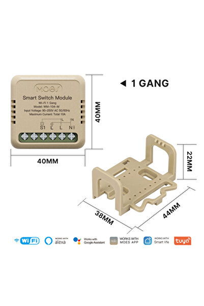 Choice MOES Wifi 1 gang Switch MOES Mini Tuya WiFi/Zigbee Smart Switch/Dimmer...