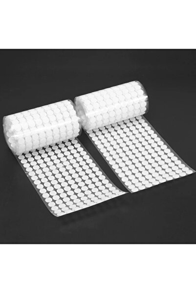 Choice 25mm WHITE 200pcs (100 Pair Sets) 15mm Diameter Sticky Back Hook, Self...