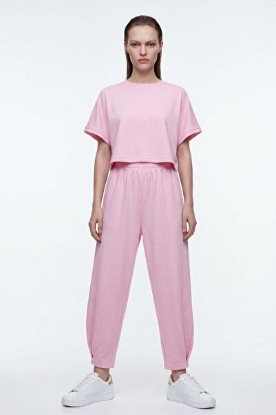 HAKKE Crew Neck Modal Shalwar Trousers Set