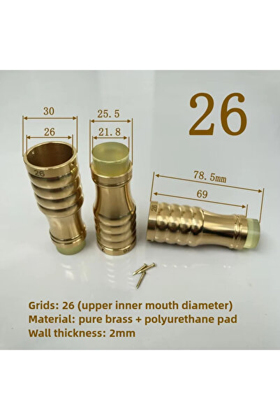 Choice 1PCS 26mm 1PCS Brass Cane Crutch Tip with Anti-Skid 12mm-26mm for Hiki...