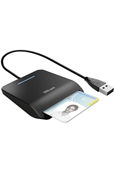 Trust Cititor carduri Primo Smartcard Reader, interfata USB-C 2.0, lungime ca...