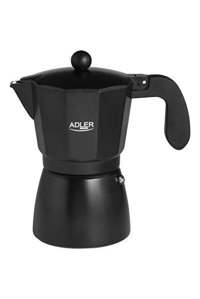 adler Cafetiera Italiana AD 4421 Pentru Aragaz 320ml, Negru
