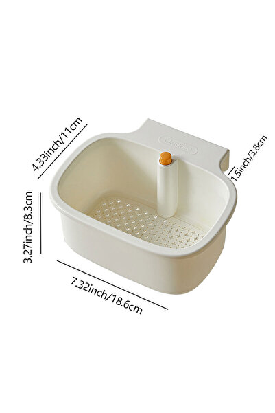 Choice White 1pcs Kitchen Sink Filter Basket, Sink Washing Basin anti Leak Fi...