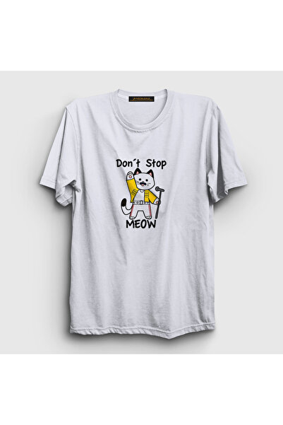 Presmono Unisex bela Meow kraljica Fredi Merkuri T-shirt 407650tt