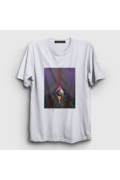 Presmono Unisex White Currents Tame Impala T-Shirt 377813Tt