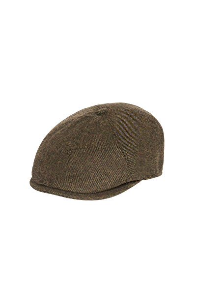 Barbour Claymore Bakerboy Şapka OL51 Archive Olive/Black/Beech/Ancient