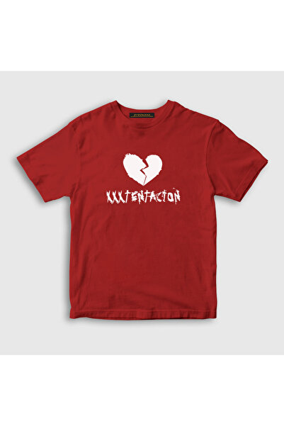 Presmono Unisex dečja crvena slomljena srca Xxxtentacion T-shirt 47394tt