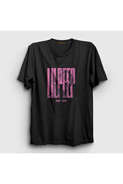 Presmono Unisex crna ruža Lil Peep T-shirt 37784tt