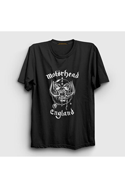 Presmono Unisex Black England Motörhead T-shirt 68491tt