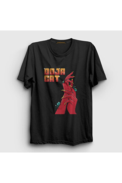 Presmono Unisex Black Scarlet Music Doja Cat T-Shirt 493141Tt