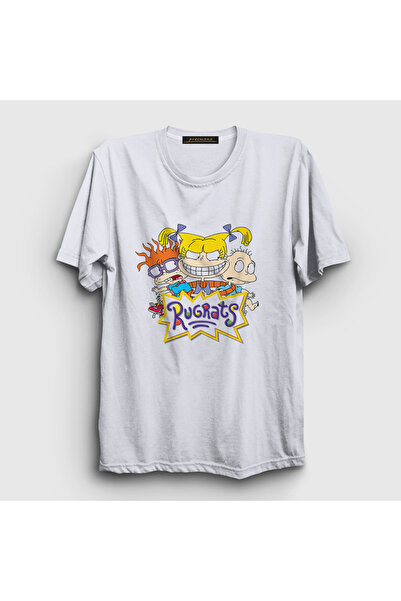 Presmono Unisex White Chuckie Angelica Tommy Rugrats T-Shirt 558557Tt