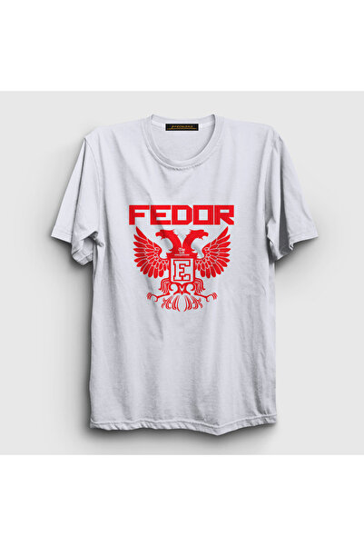 Presmono Unisex White Emperor V2 Ufc Mma Fedor Emelianenko T-Shirt 508303Tt