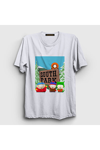 Presmono Унисекс бела T-shirt са логоом V2 South Park 217133tt
