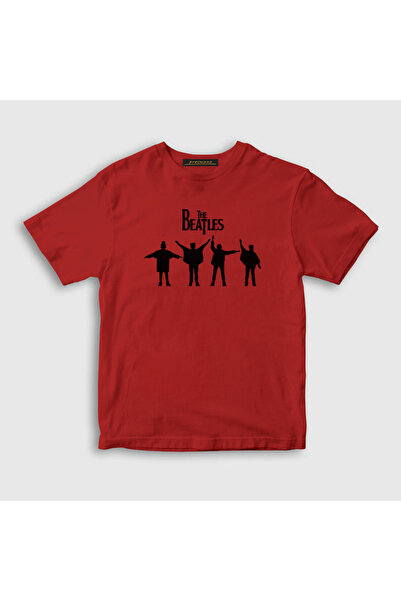 Presmono Unisex dečji crveni signalni satovi The Beatles T-shirt 115320tt