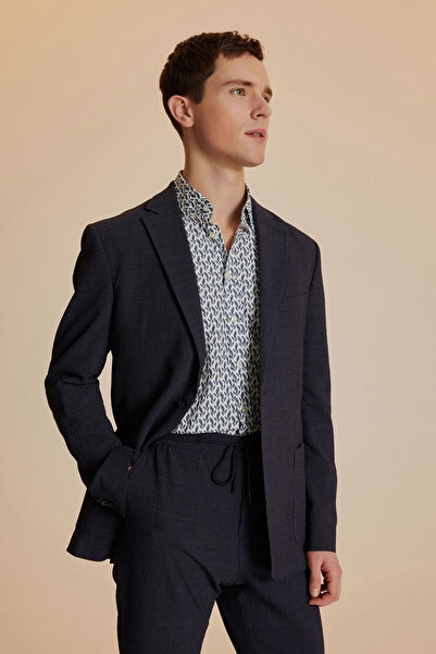 W Collection BEYAZ YEŞİL PRINT GÖMLEK