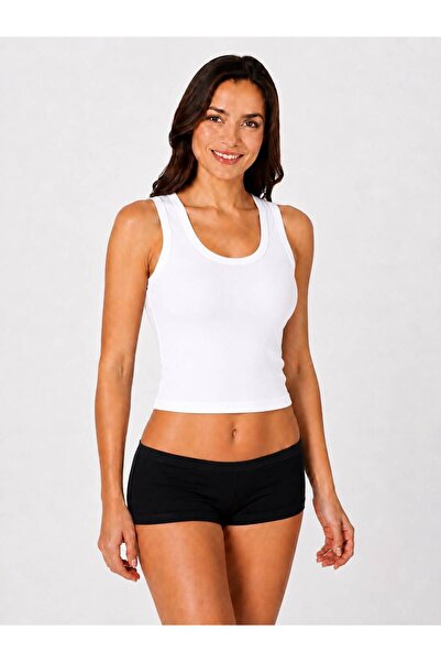 art of dress Women's Thick Strap Camisole Ribbed Cotton Undershirt