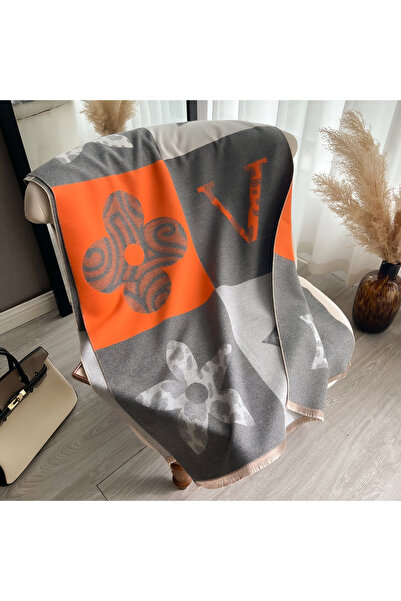 choice2 GRAY Laest Design Elegant Pashmina Shawl Imitation Cashmere Jacquard ...