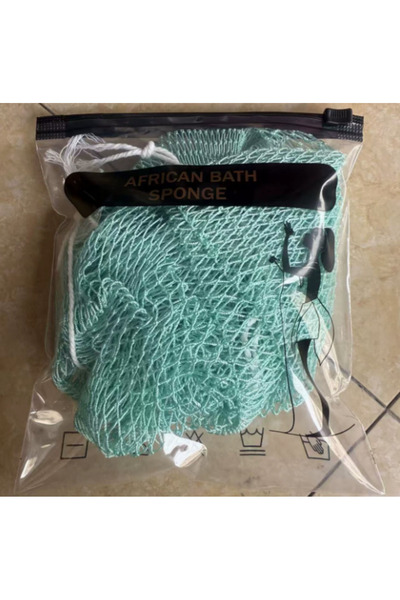 Choice1 green 1pc African Net Sponges Authentic Exfoliating Bath Sponge Scrub...