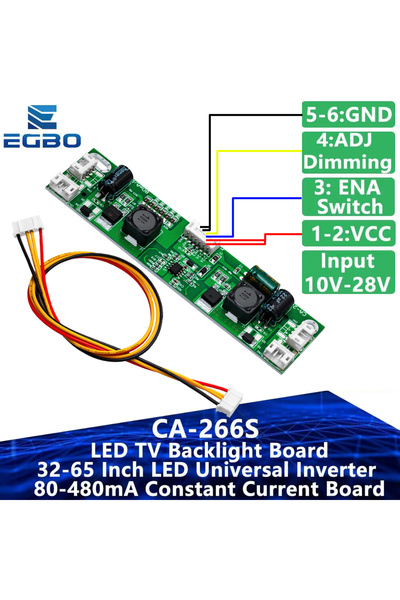 Choice EGBO LED TV Backlight Board CA-266S 32-65 Inch LED Universal Inverter ...