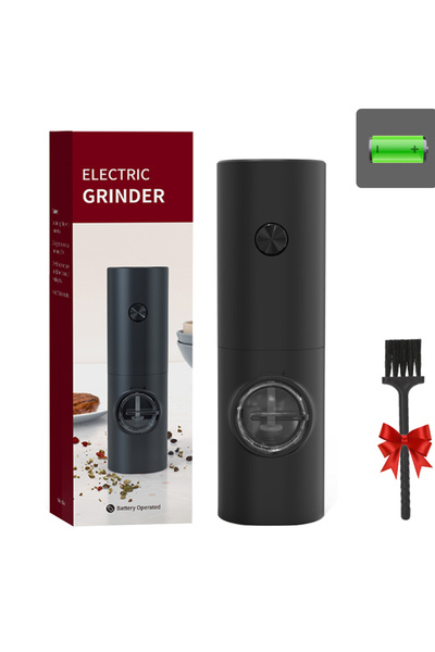 FLYMUYU 1 Pieces Electric Automatic Mill Pepper And Salt Grinder With LED Lig...