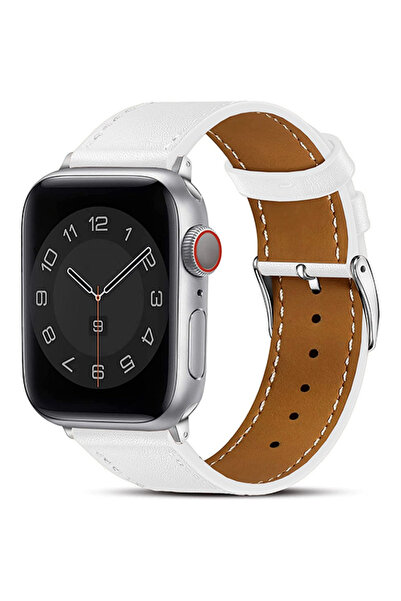 Casey Studios Каишка от естествена кожа за Apple Watch Ultra/SE/9/8/7/6/5/4/3...
