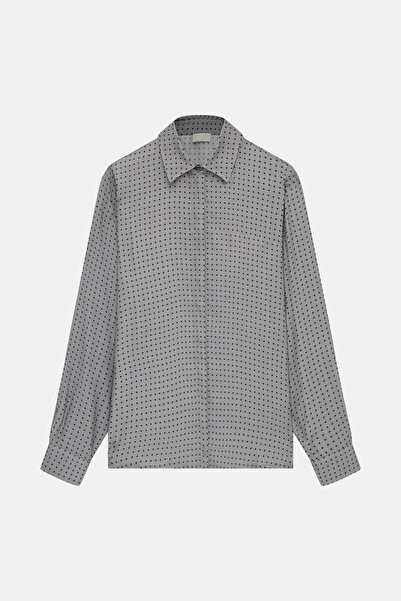 W Collection GRİ DESENLİ BLUZ