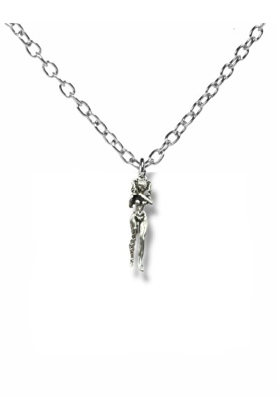 Herşey Nota Blind Naked Goddess Figured Necklace with 60 cm Chain |   Mytholo...