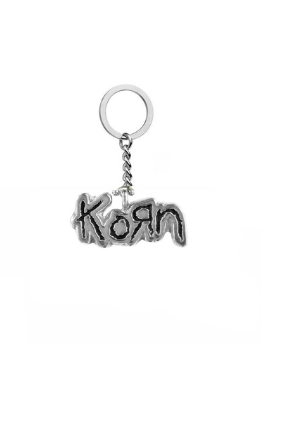 Herşey Nota Korn Keychain – Metal Rock Music Band Logo Unisex Accessory