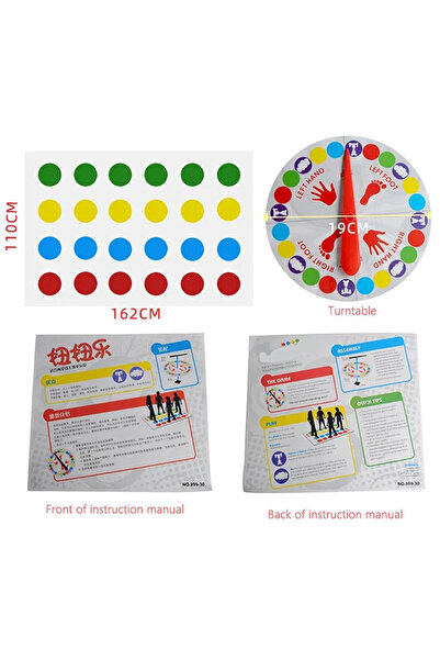Choice Twist Game Party Game Funny Kid Family Body Twist Move Mat Board Game ...