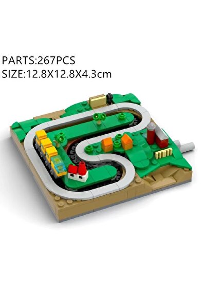 Choice1 JF-10 MOC Building Blocks Hand-Cranked Train Track Building Blocks Mo...